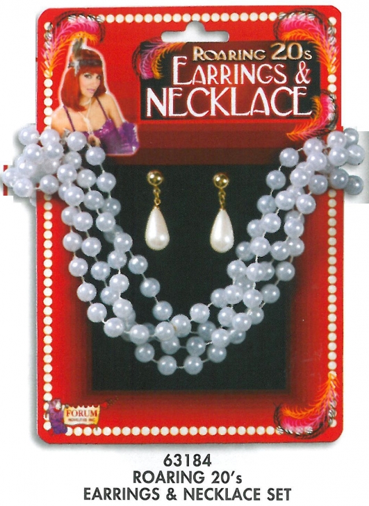 costume di carnevale KIT PERLE ORECCHINI